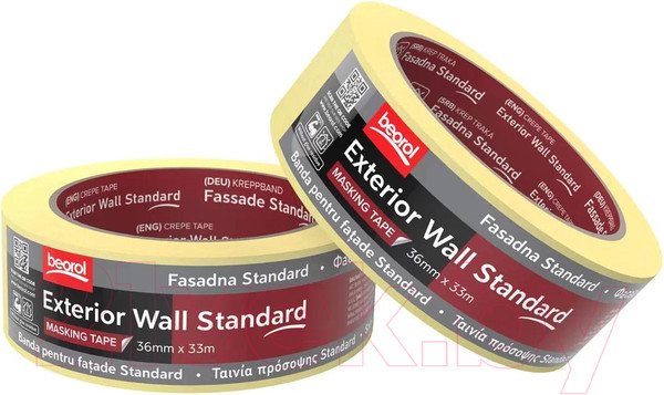 Изображение товара Лента малярная Beorol Facade Standard 36мм/33м