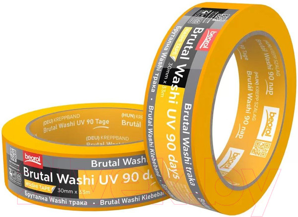 Изображение товара Лента малярная Beorol Brutal 90 дней UV Washi Paper 30мм/33м