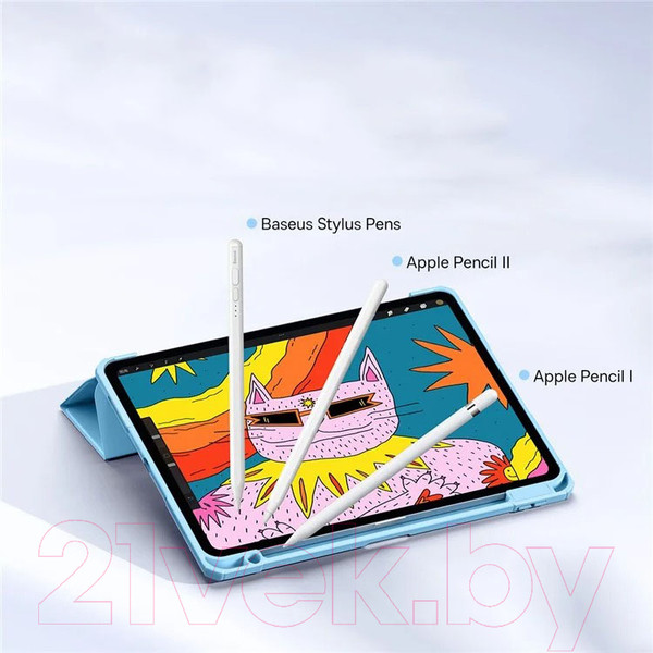 Изображение товара Чехол для планшета Baseus Minimalist Для iPad 10.2" / 660203092C (белый)