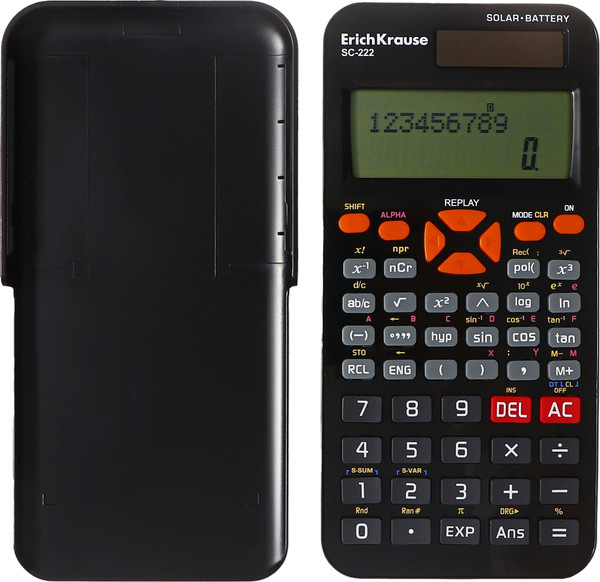 Изображение товара Калькулятор Erich Krause SC-222 Classic / 62005 (черный)