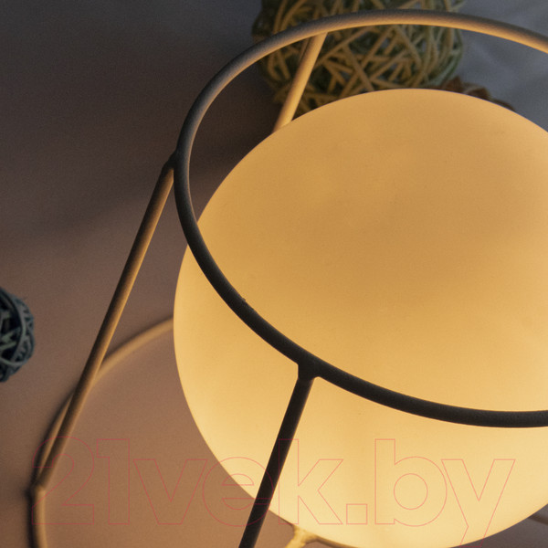 Изображение товара Прикроватная лампа Элетех Луна ННБ 63-60-008 / 1005301195 (белый муар)