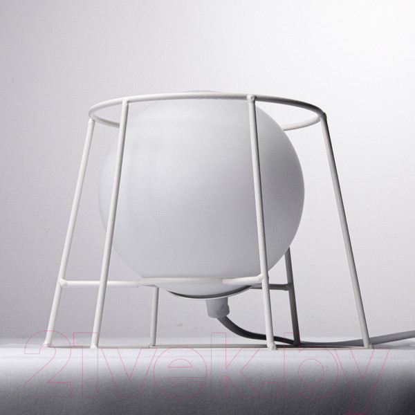 Изображение товара Прикроватная лампа Элетех Луна ННБ 63-60-008 / 1005301195 (белый муар)