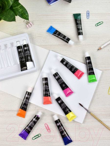 Изображение товара Акриловые краски Феникс+ Слон / 64588 (12цв)