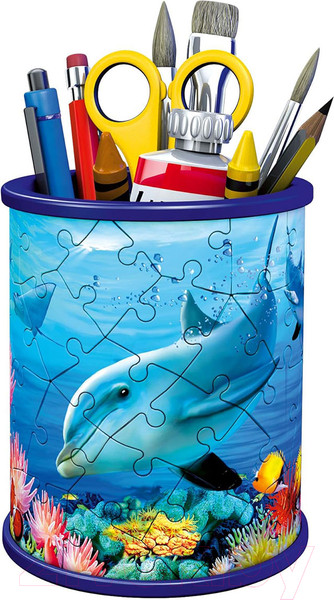 Изображение товара 3D-пазл Ravensburger Подставка для карандашей и ручек. Подводный мир / 11176 (54эл)