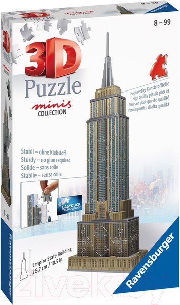 Изображение товара 3D-пазл Ravensburger Эмпайр Стейт Билдинг Мини / 11271 (54эл)