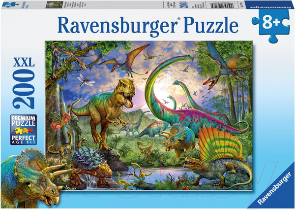 Изображение товара Пазл Ravensburger Мир динозавров / 12718 (200эл)