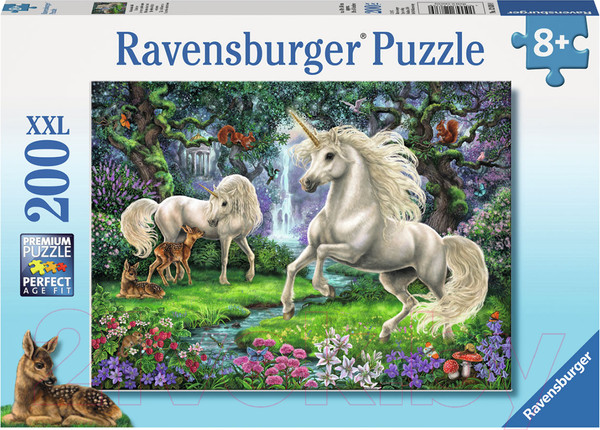 Изображение товара Пазл Ravensburger XXL Сад единорогов / 12838 (200эл)