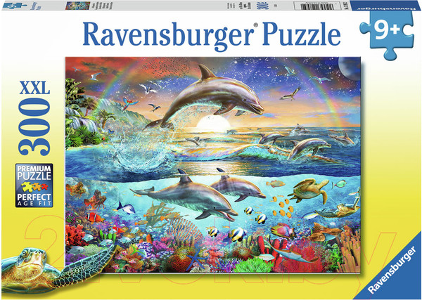 Изображение товара Пазл Ravensburger XXL Дельфины / 12895 (300эл)
