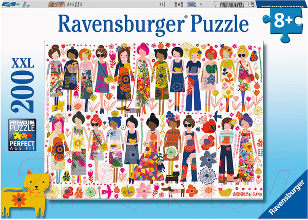 Изображение товара Пазл Ravensburger XXL Красочные наряды / 13359 (200эл)
