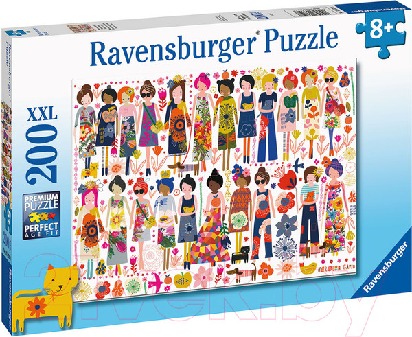 Изображение товара Пазл Ravensburger XXL Красочные наряды / 13359 (200эл)