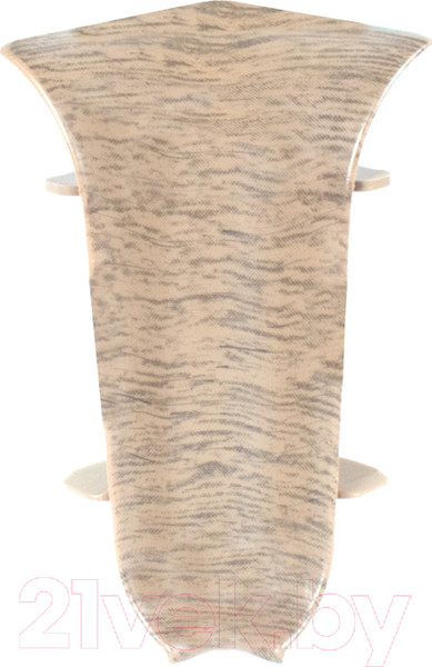 Изображение товара Уголок для плинтуса LinePlast ПВХ 58мм L053-В/2 (2шт, дуб линбург, внутренний, флоупак)