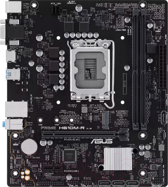 Изображение товара Материнская плата Asus Prime H610M-R-SI 