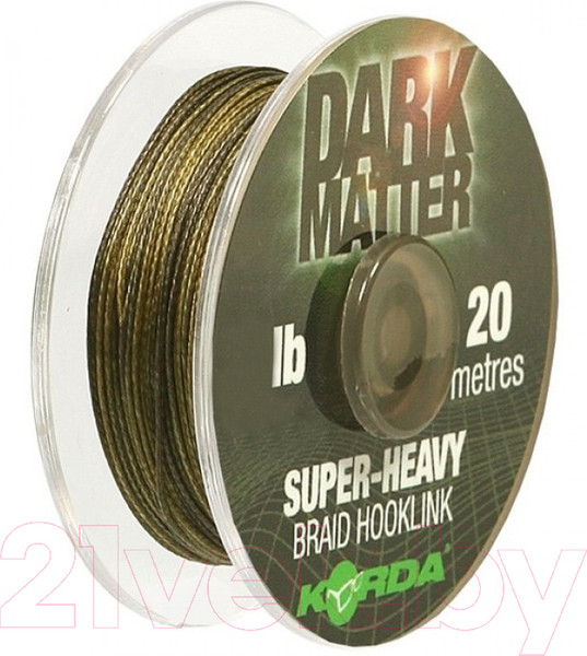 Изображение товара Поводок рыболовный Korda Dark Matter Braid 15lb 20м / KDMB15