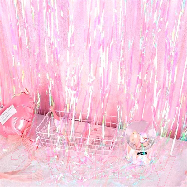 Изображение товара Штора для праздника Sundays Party 128600446A (1x2м, розовый)