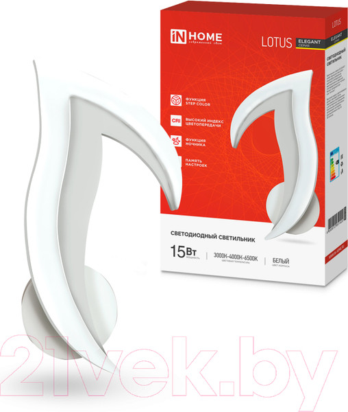 Изображение товара Бра INhome Elegant Lotus / 4690612051420