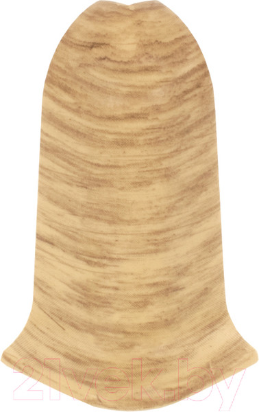 Изображение товара Уголок для плинтуса LinePlast ПВХ 58мм L050/3 (2шт, дуб классический, внешний, флоупак)