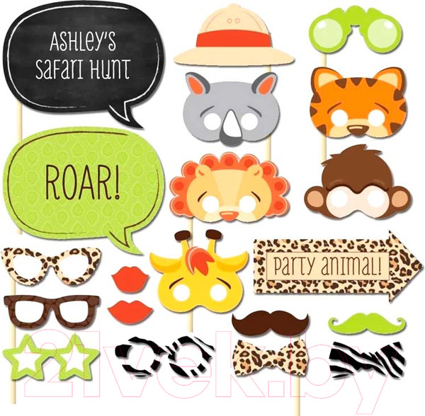 Изображение товара Набор для фотосессии Sundays Party Детский день рождения / 640300064A (20шт, ассорти)