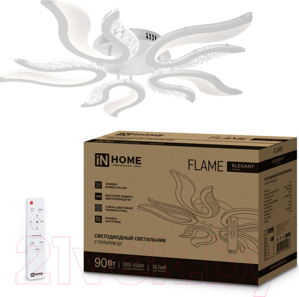 Изображение товара Потолочный светильник INhome Elegant Flame / 4690612051536
