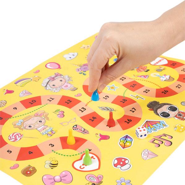 Изображение товара Набор игр Десятое королевство Веселые ходилки 4 в 1. Для девочек / 9941507