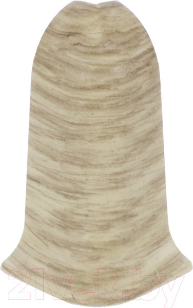 Изображение товара Уголок для плинтуса LinePlast ПВХ 58мм L067/3 (2шт, дуб выбеленый, внешний, флоупак)