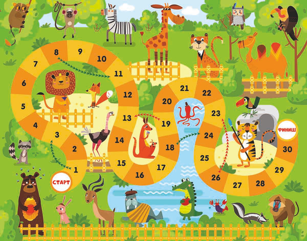 Изображение товара Набор игр Десятое королевство Веселые ходилки 4 в 1 / 9941511