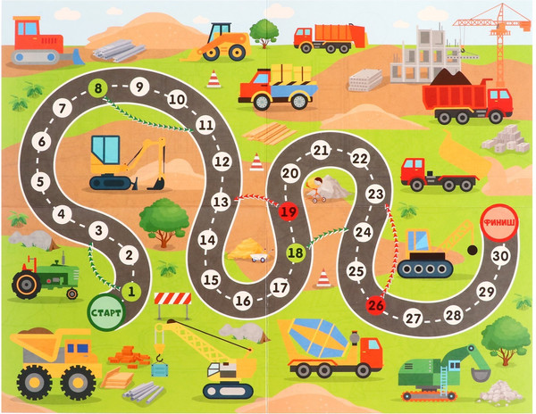 Изображение товара Набор игр Десятое королевство Веселые ходилки 4 в 1. Для мальчиков / 9941506