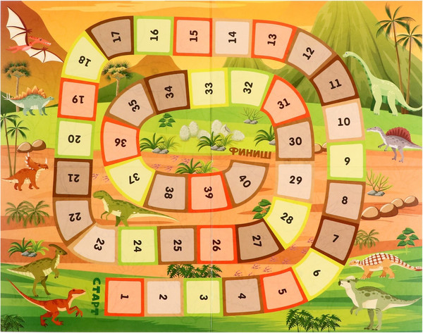 Изображение товара Набор игр Десятое королевство Веселые ходилки 4 в 1. Для мальчиков / 9941506