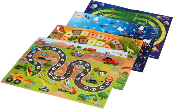 Изображение товара Набор игр Десятое королевство Веселые ходилки 4 в 1. Для мальчиков / 9941506