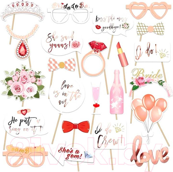 Изображение товара Набор для фотосессии Sundays Party Свадебный / C0008627A 