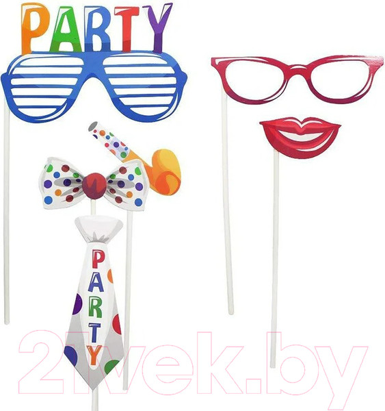 Изображение товара Набор для фотосессии Sundays Party День Рождения / C0012395A (18шт, ассорти)