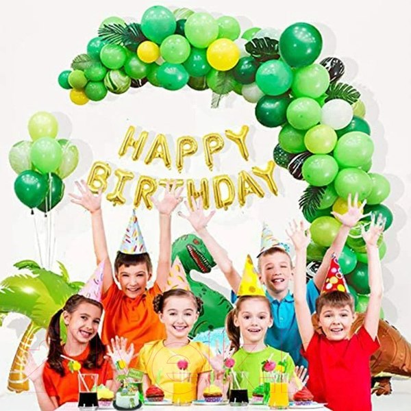 Изображение товара Набор украшений для праздника Sundays Party Happy Birthday / C0013196A (зеленый/разноцветный)