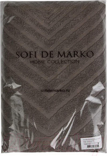 Изображение товара Полотенце Sofi de Marko Evan 70х140 / Пол-Эв-70х140кф (кофейный)