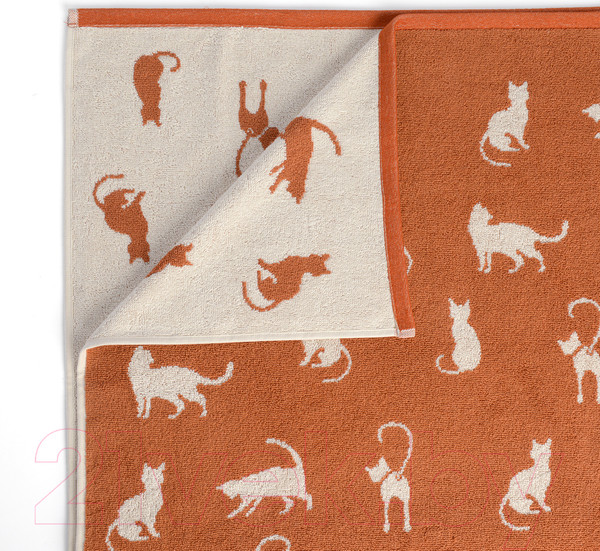 Изображение товара Полотенце Sofi de Marko Kitty 70х140 / Пол-Кт-70х140гр (горчичный)