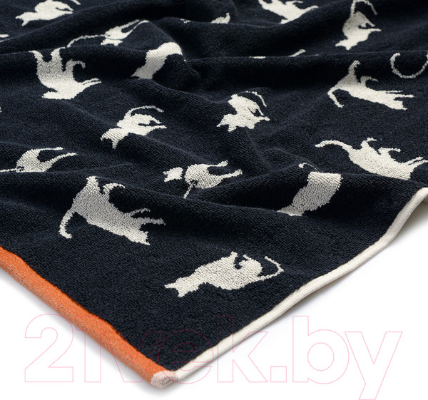 Изображение товара Полотенце Sofi de Marko Kitty 70х140 /  Пол-Кт-70х140чр (черный)