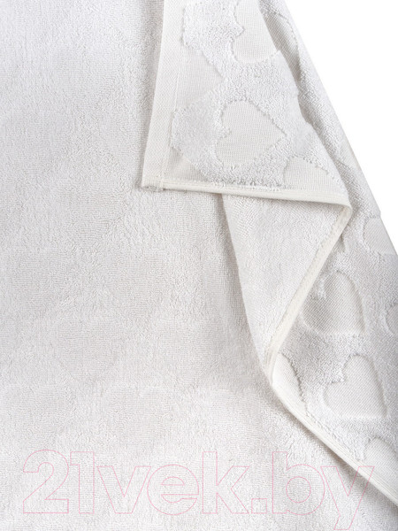 Изображение товара Полотенце Sofi de Marko Love 70х140 / ПЛ-ЛВ-70х140б (белый)