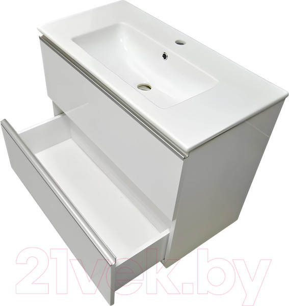 Изображение товара Тумба с умывальником Гамма Люкс 12П-У80 Практико-44080