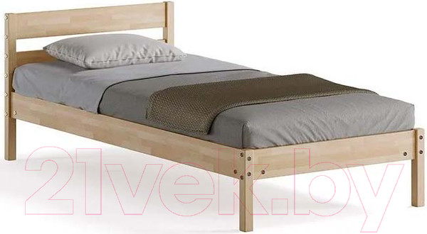 Изображение товара Односпальная кровать Домаклево Мечта 80x200 (береза/натуральный)