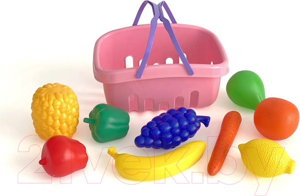 Изображение товара Корзина игрушечная Mega Toys Продуктовая корзина №2 / МТ3794