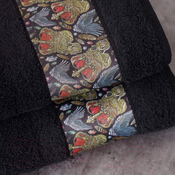 Изображение товара Полотенце Sofi de Marko Hamlet 70х140 / Пол-ГМ-70х140чр (черный)