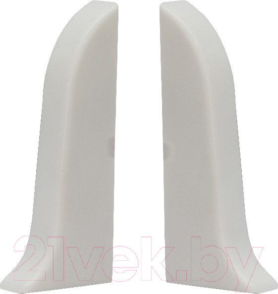 Изображение товара Заглушка для плинтуса LinePlast ПВХ 58мм L045-ЗЛ/4 (2шт, белый, флоупак)