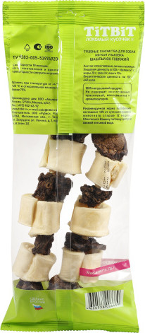Изображение товара Лакомство для собак TiTBiT Шашлычок говяжий / 6689