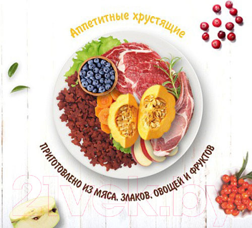 Изображение товара Лакомство для собак TiTBiT Хрустящий завтрак с бараниной для всех пород / 24935 (700г)