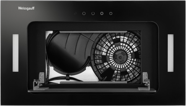 Изображение товара Вытяжка скрытая Weissgauff Intense 600 Touch Black Glass