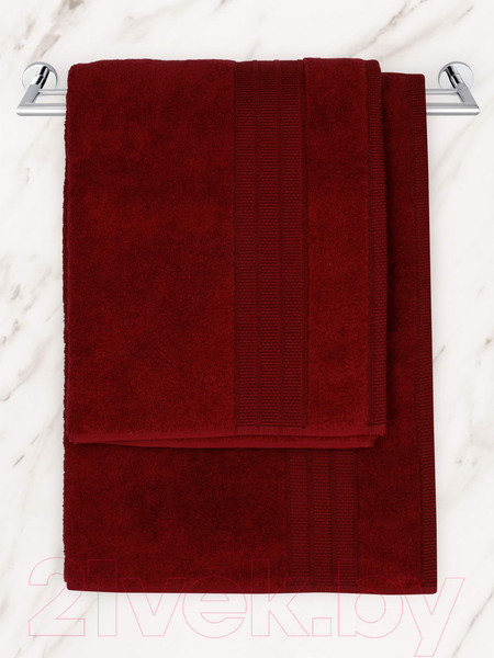 Изображение товара Полотенце Sofi de Marko Irma 70х140 / Пол-Ир-70х140бр (бордовый)