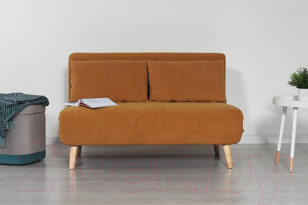 Изображение товара Диван DiArt Элли 1200 (велюр Магия 86/ножки светлые)