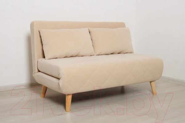 Изображение товара Диван DiArt Элли 1200 (велюр Магия 3/ножки светлые)