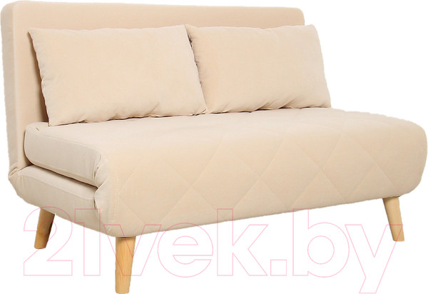 Изображение товара Диван DiArt Элли 1200 (велюр Магия 3/ножки светлые)