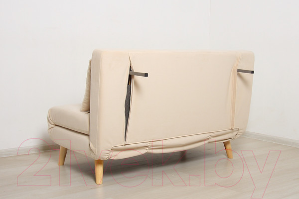 Изображение товара Диван DiArt Элли 1200 (велюр Магия 3/ножки светлые)