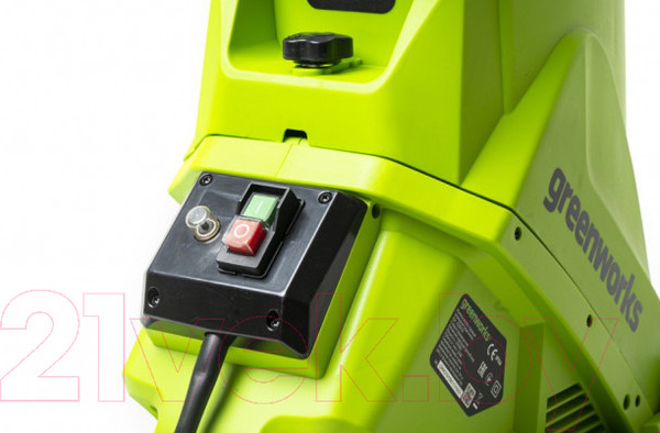 Изображение товара Садовый измельчитель электрический Greenworks 2208007
