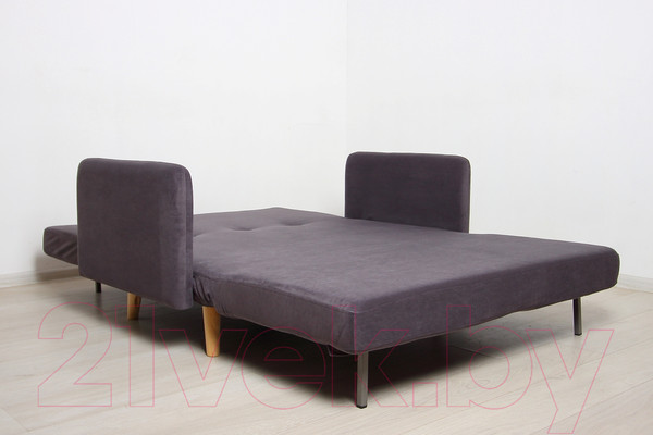 Изображение товара Диван DiArt Элли 1200 с подлокотниками (велюр Магия 57/ножки светлые)